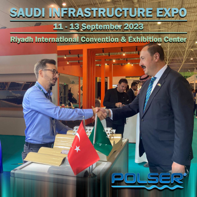 We were at the Saudi Infrastructure Expo.